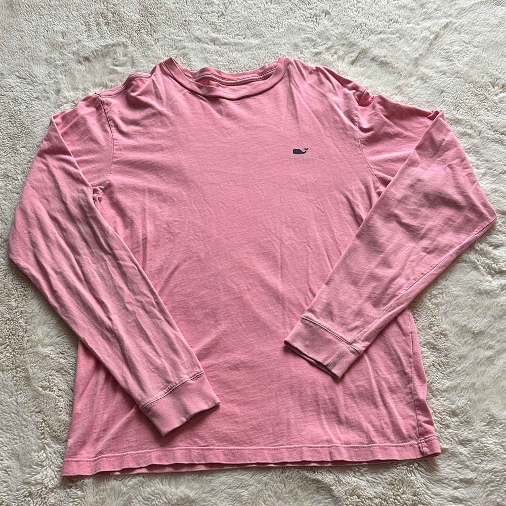 Vineyard Vines Pink Long Sleeve Tee
